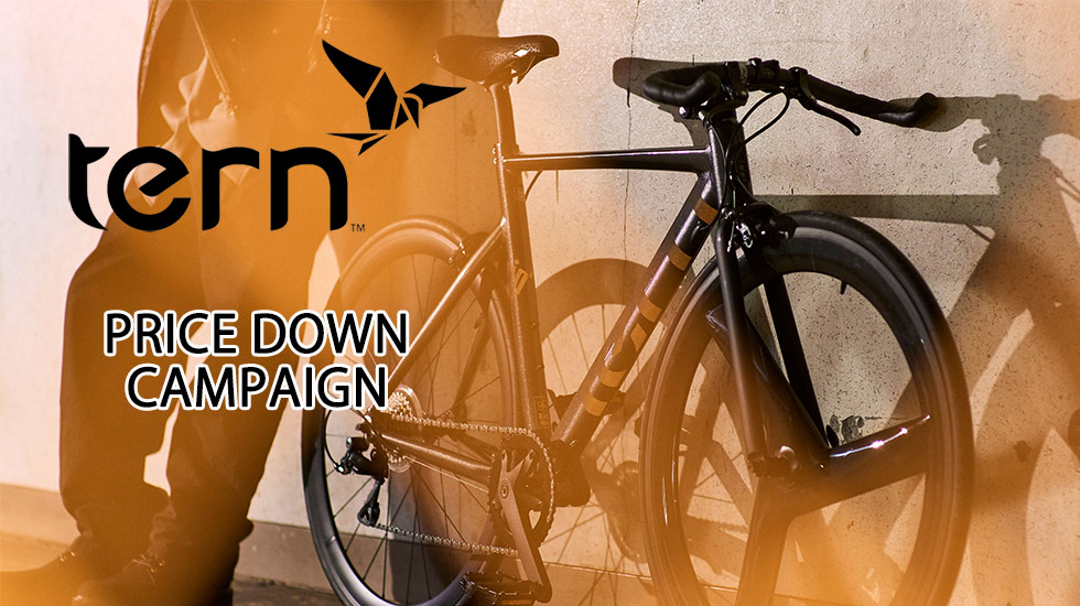 Tern SURGE・RIP 大特価セール｜街乗り最速のミニベロ＆アーバンバイク