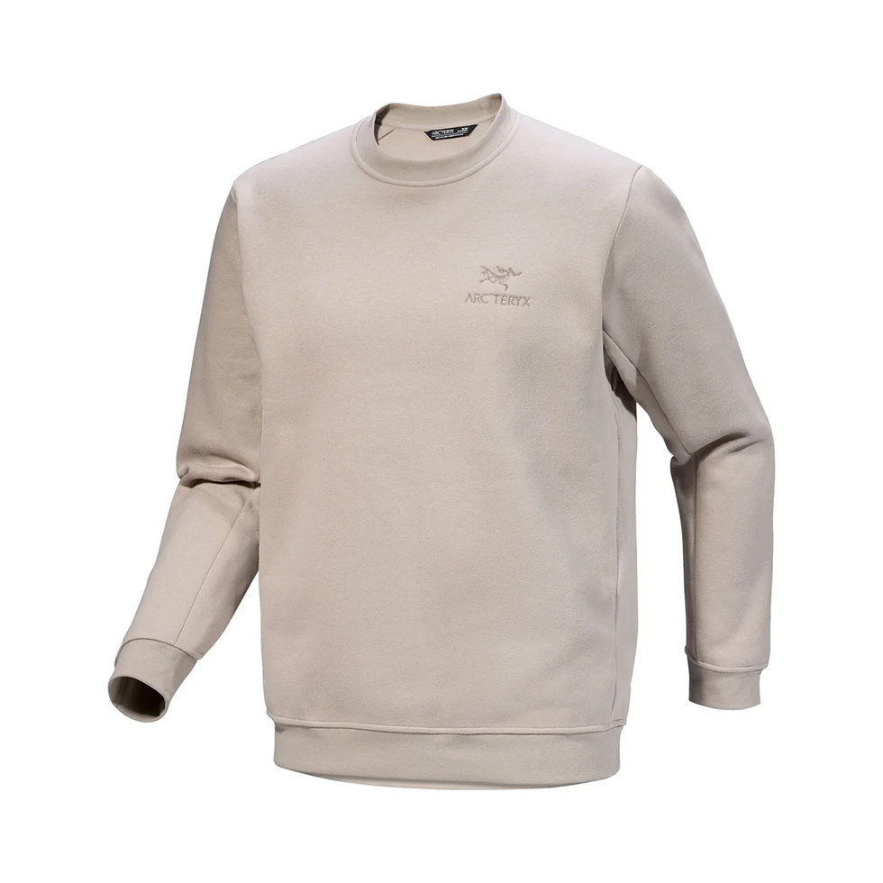 タグ付ARC'TERYX Emblem Fleece クルーネック スウェット ARC'TERYX Emblem Fleece Crew｜上質フリースが魅力の万能スウェット
